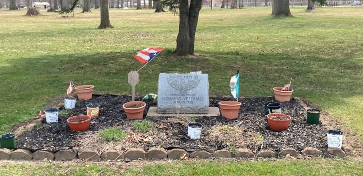 The original Ohio Hispanic veterans memorial
